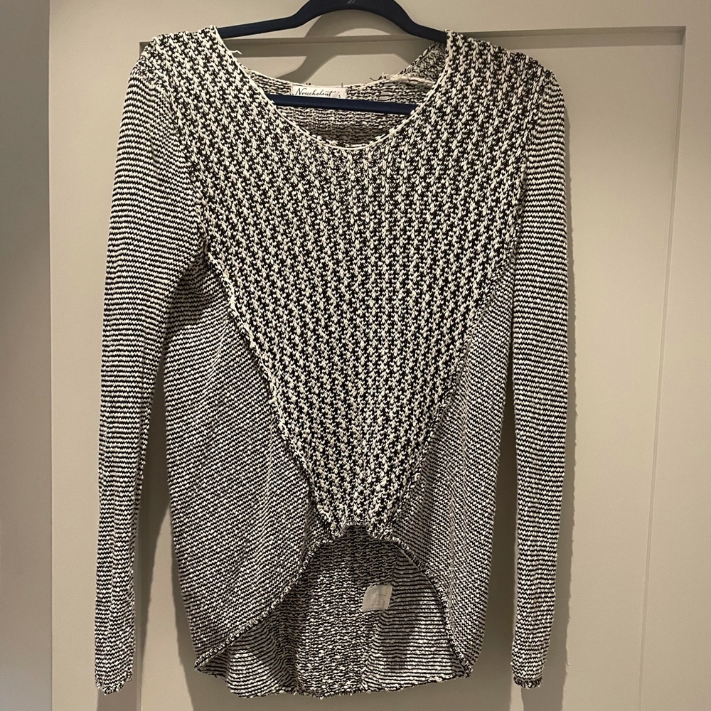 Checkered sweater
